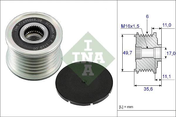 Alternator Freewheel Clutch